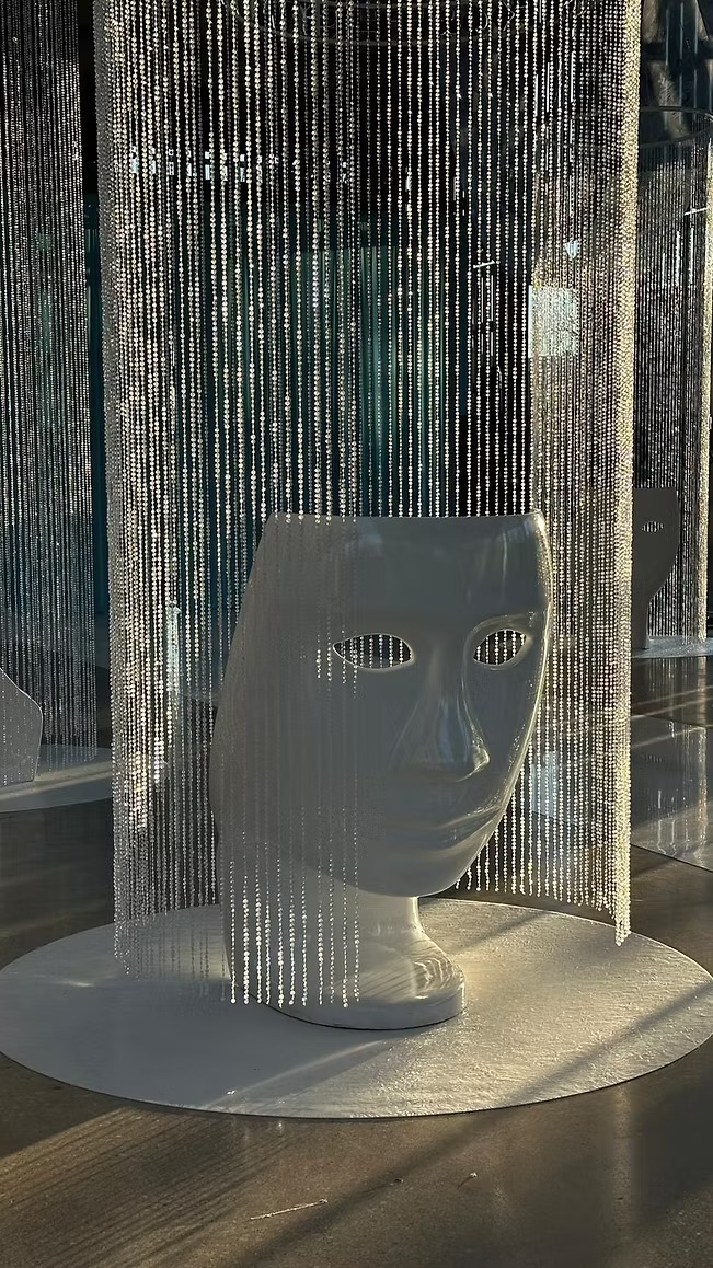 Ceiling crystal decoration