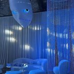 Ceiling crystal decoration