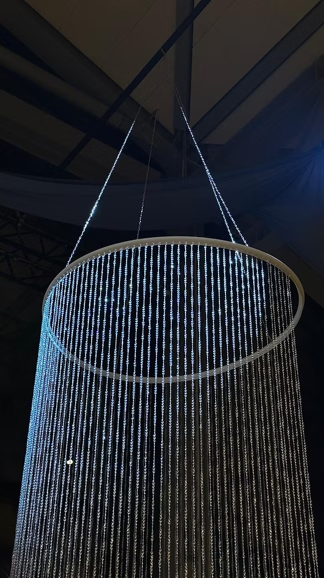 Ceiling crystal decoration