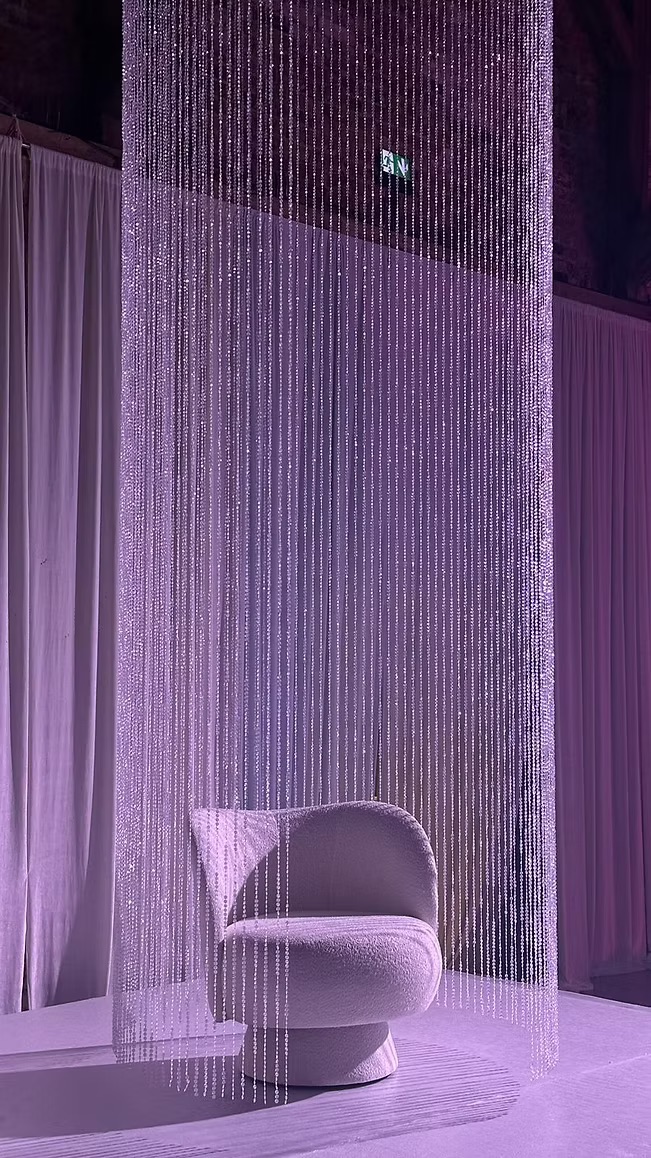 Ceiling crystal decoration