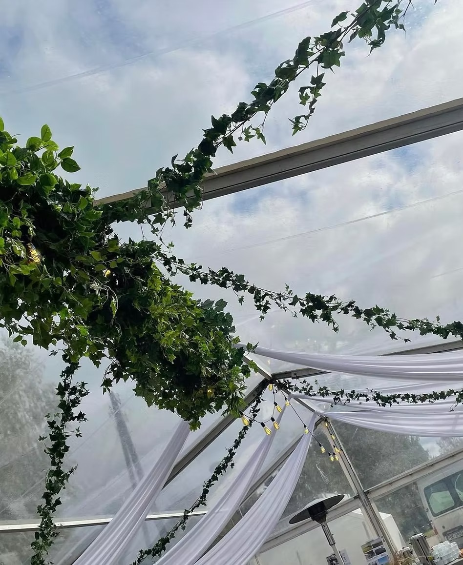 Artificial greenery strings