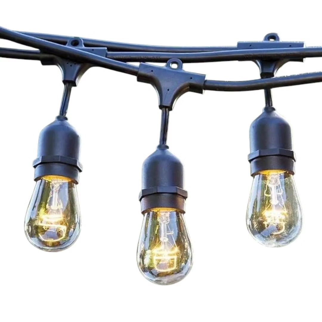 Black string lights – 7 m