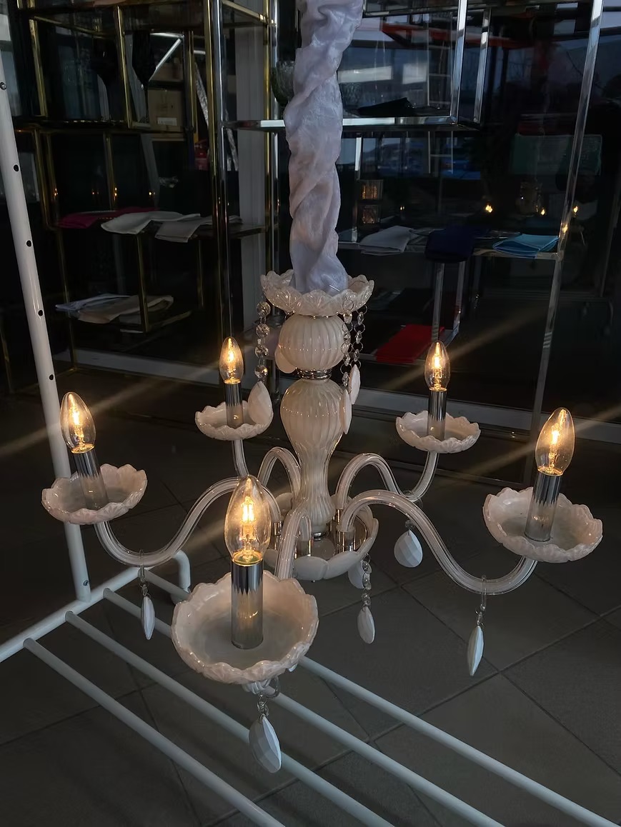 White chandelier