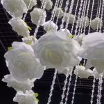 5-tier crystal ceiling with flowers