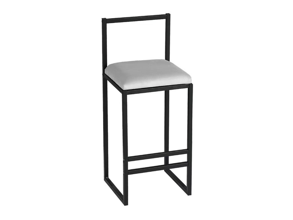 Bar stool black & white