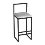 Bar stool black & white