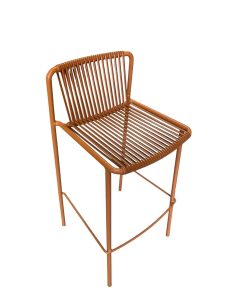 Lounge area bar chair orange