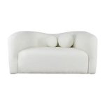 Lounge area double sofa white