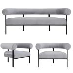 Lounge area 2-seater sofa