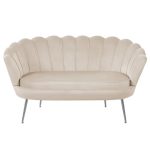 Lounge area double sofa beige