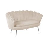 Lounge area double sofa beige