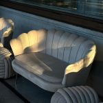 Lounge area double sofa beige