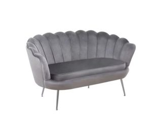 Lounge area double sofa gray