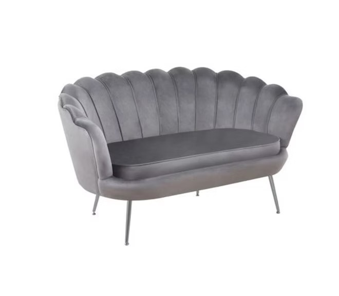 Lounge area double sofa gray