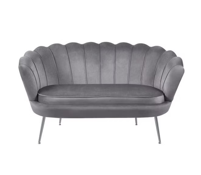 Lounge area double sofa gray