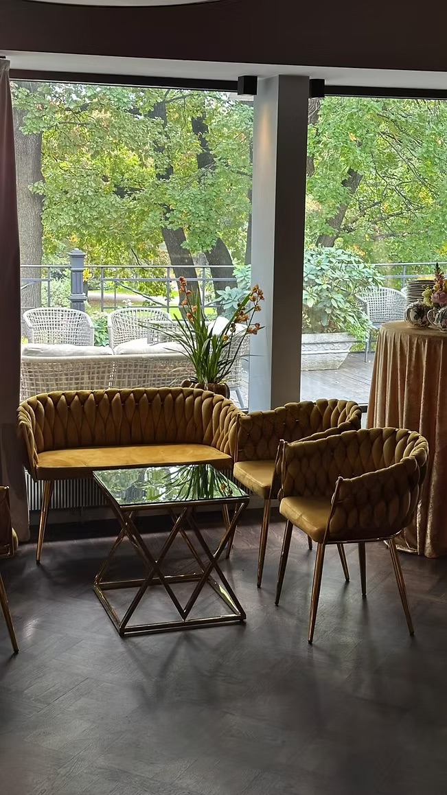 Lounge area gold (set)