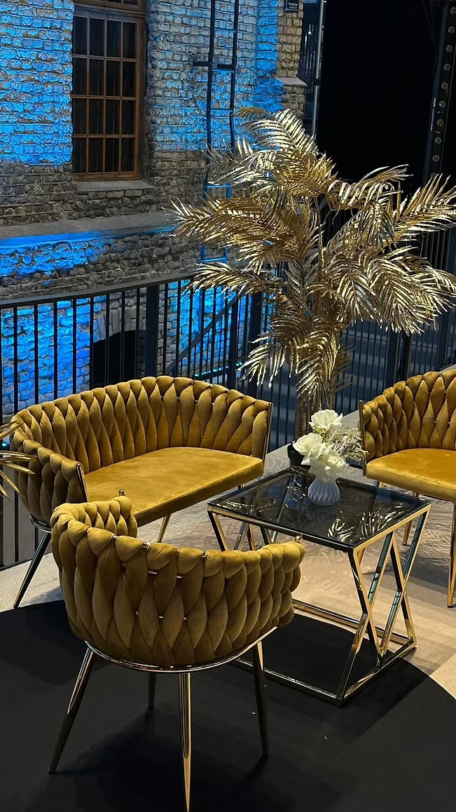 Lounge area gold (set)