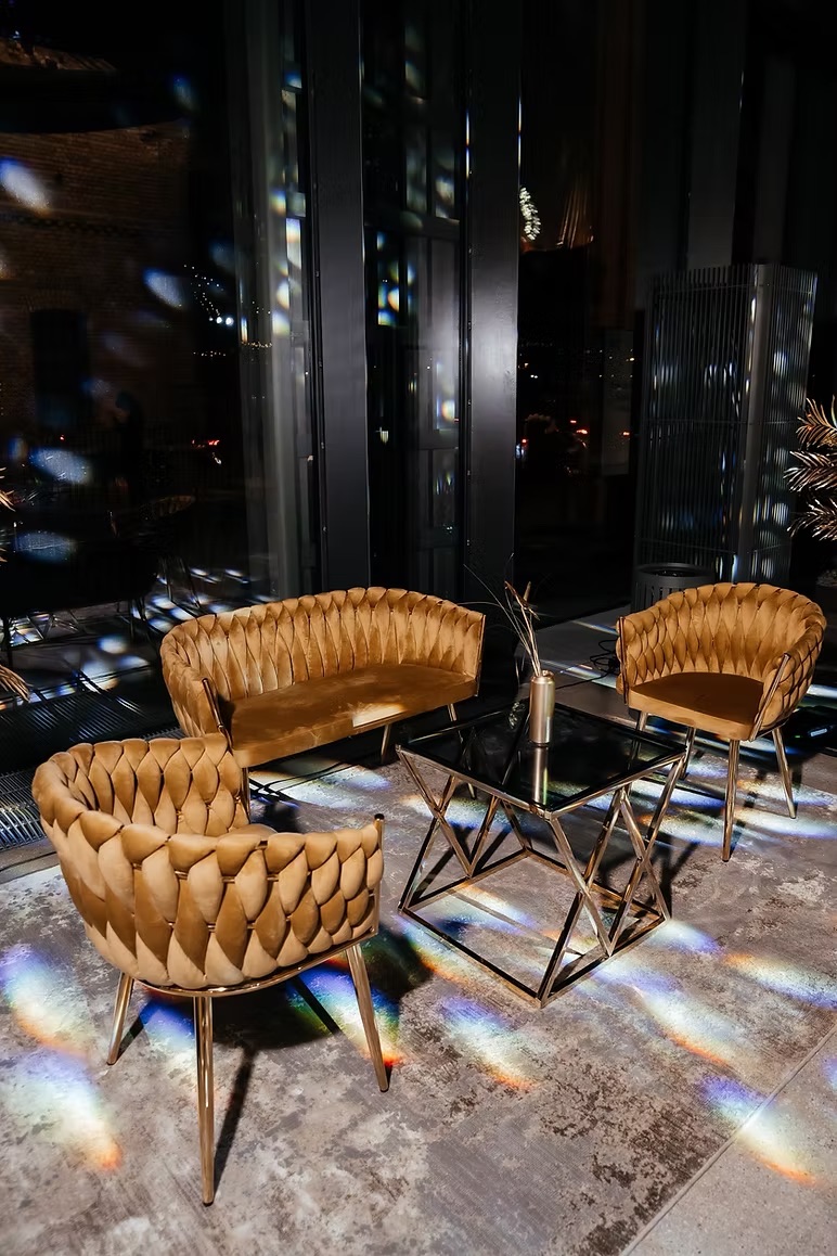 Lounge area gold (set)