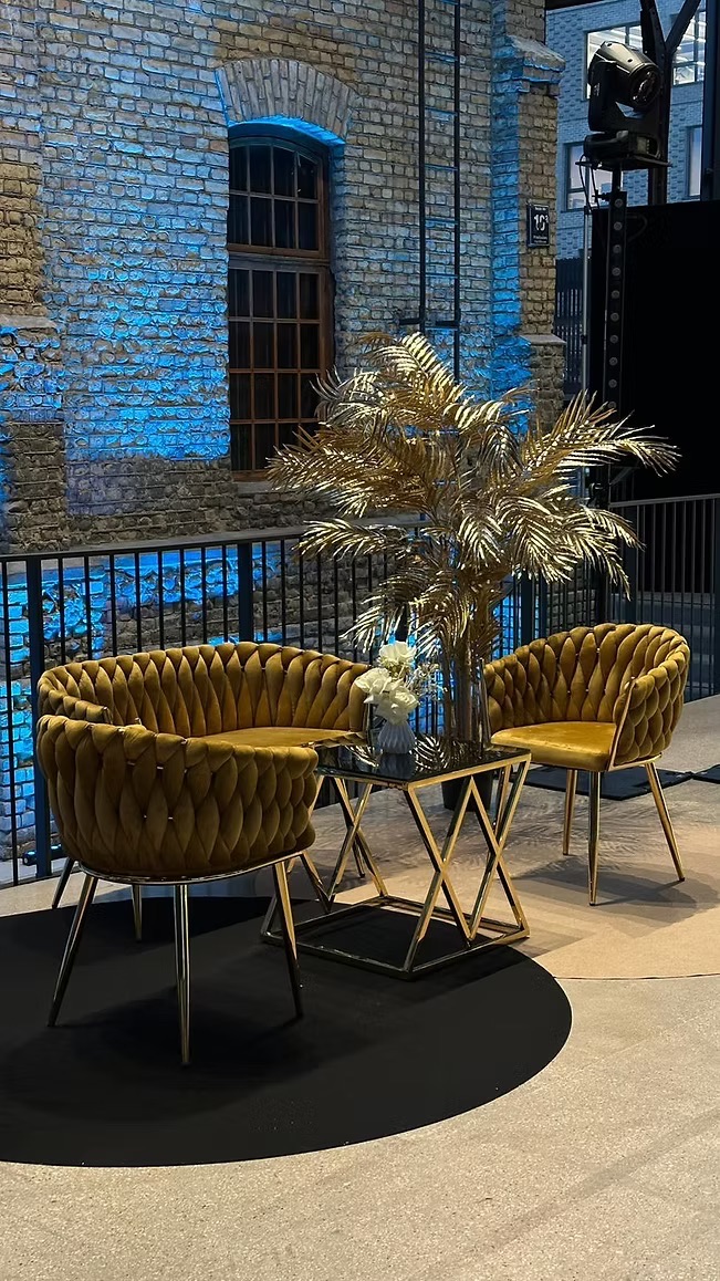 Lounge area gold (set)