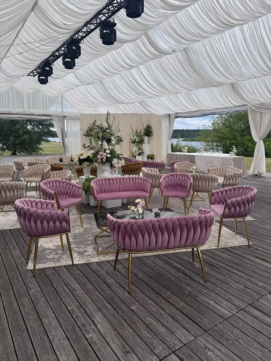 Lounge area pink (set)