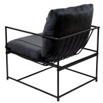 Lounge area chair black