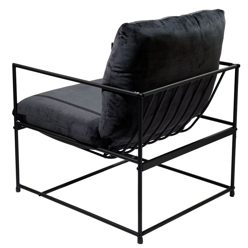 Lounge area chair black