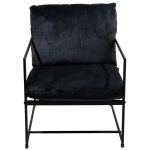 Lounge area chair black