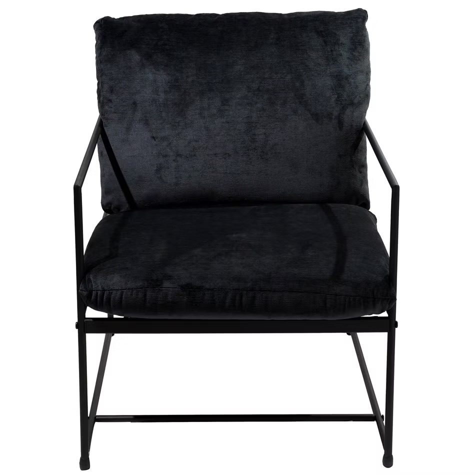 Lounge area chair black
