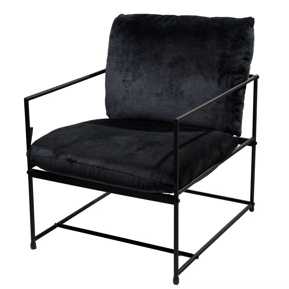 Lounge area chair black