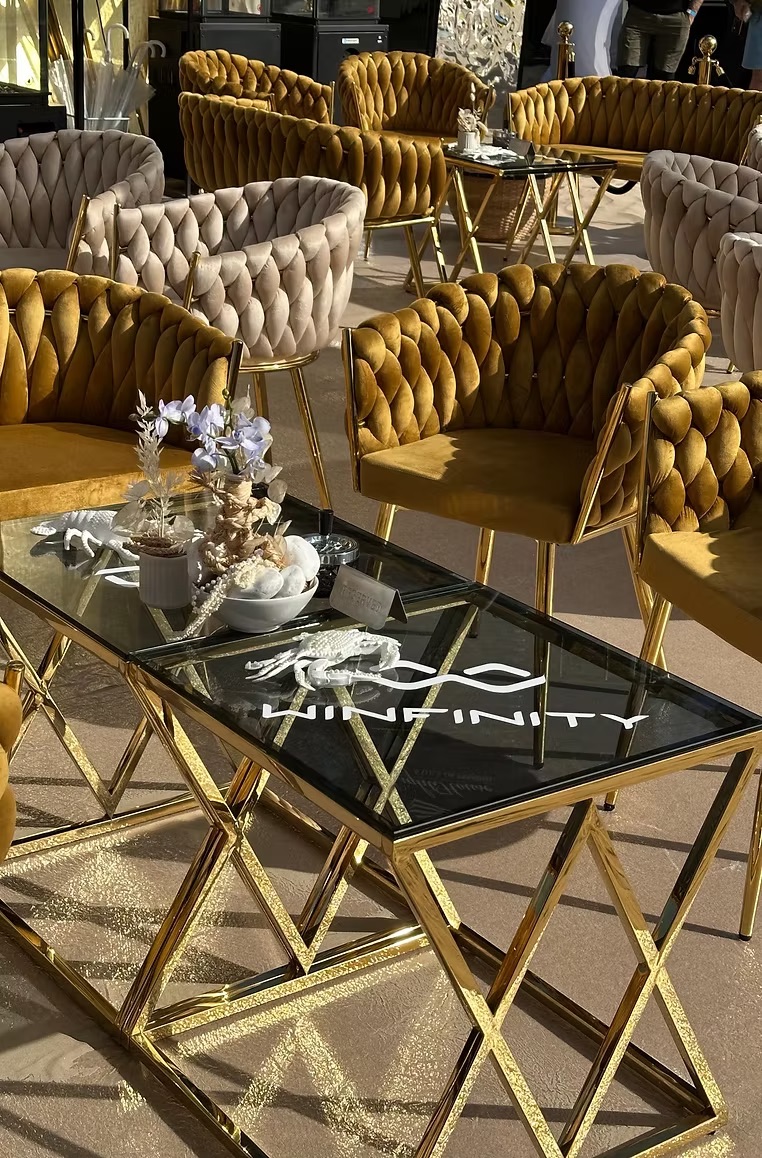 Lounge area gold (set)