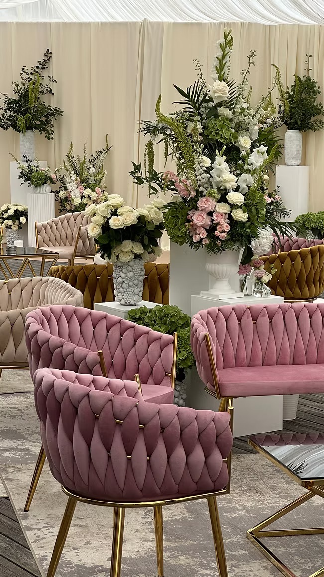 Lounge area pink (set)