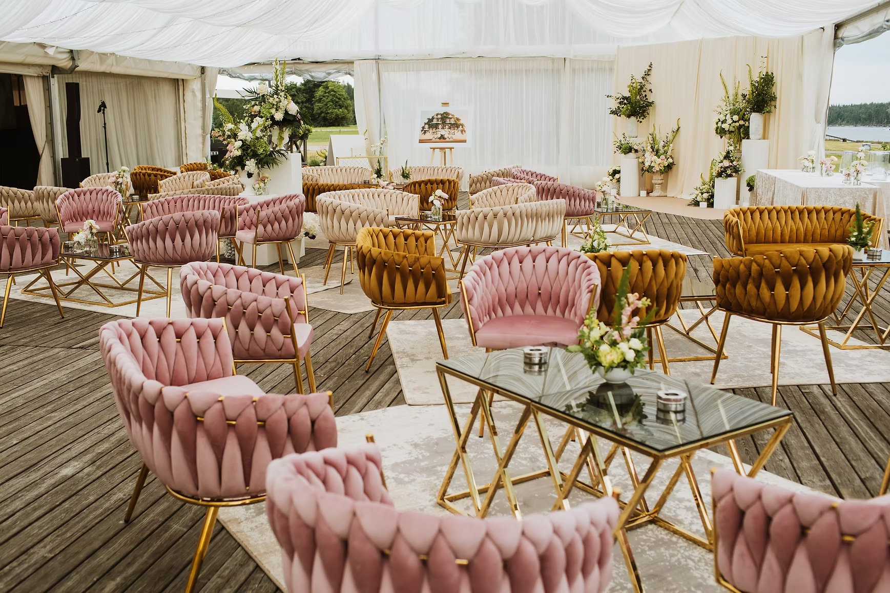 Lounge area pink (set)