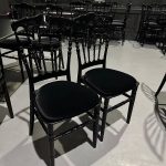 Black chairs