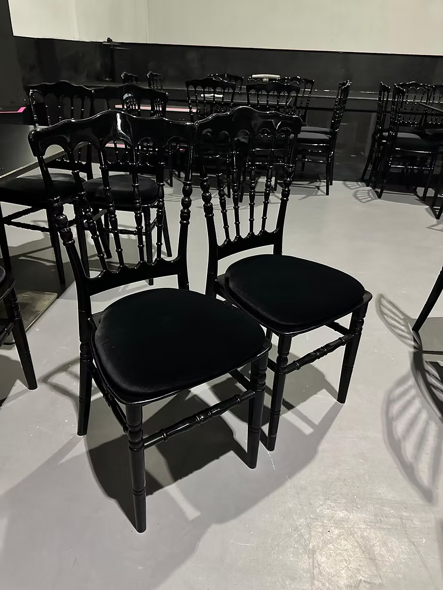 Black chairs