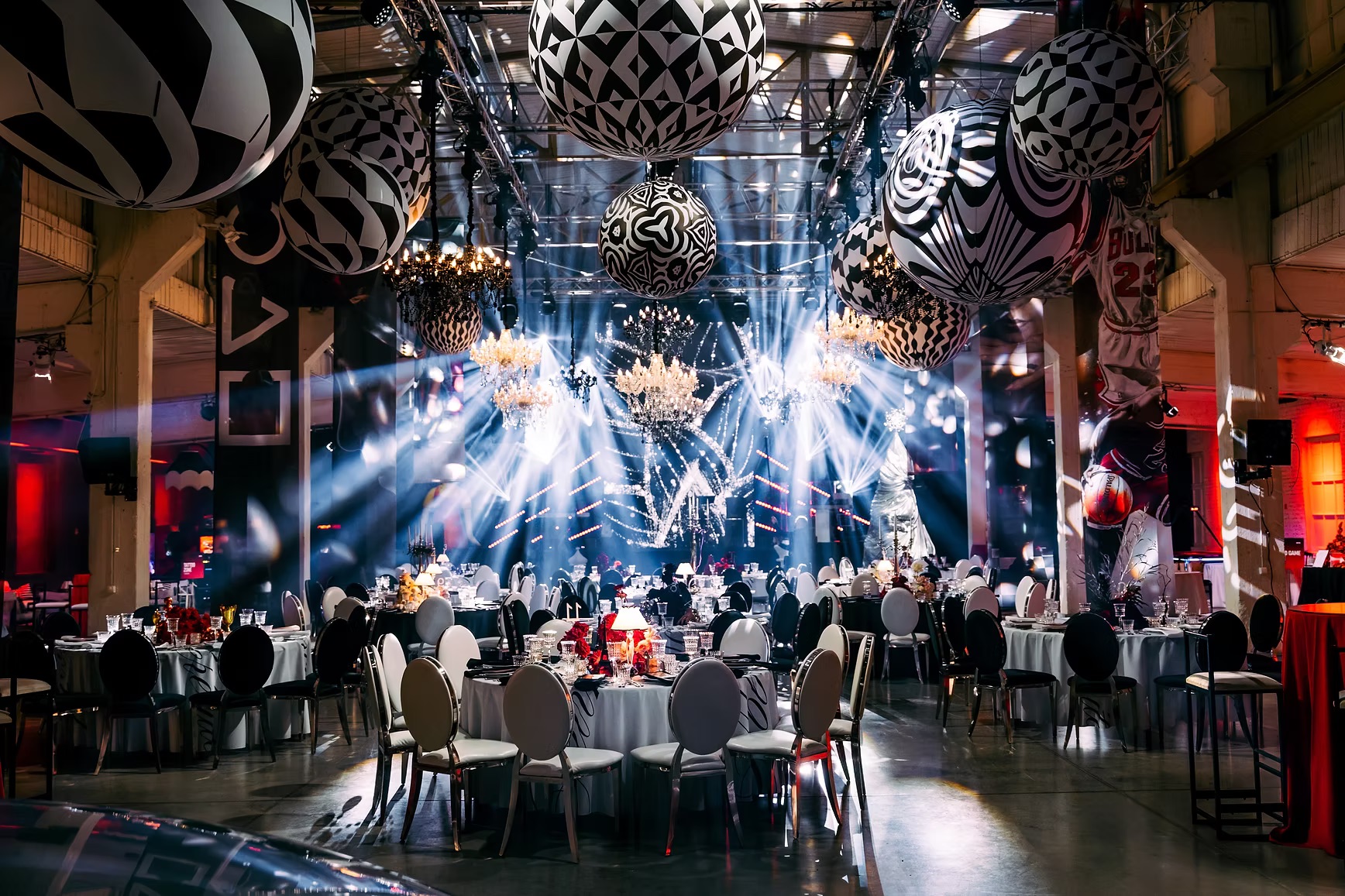 Gold chair with black cushion