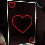 LED neon card