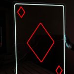 LED neon card