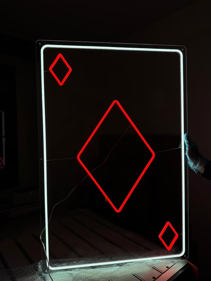 LED neon card