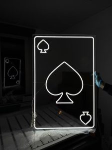 LED neon card