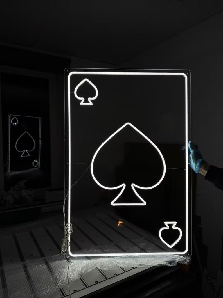 LED neon card