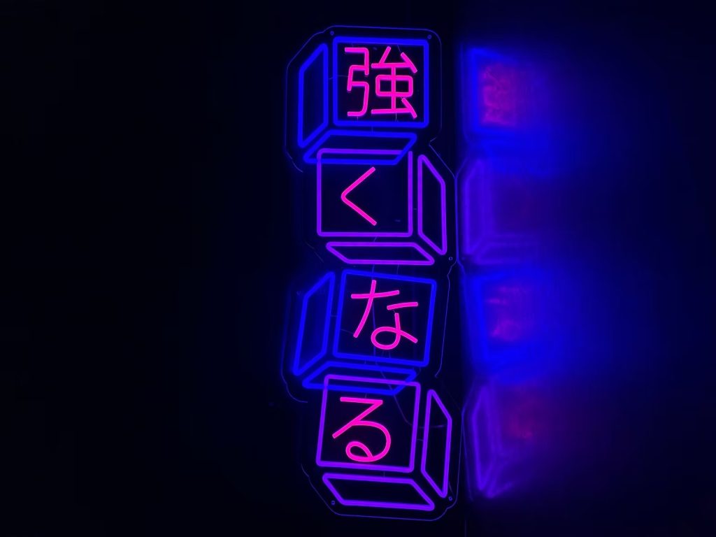 LED neon dice