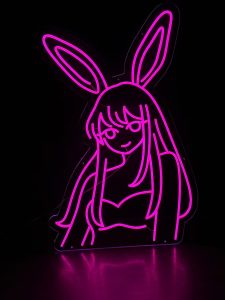LED neon girl