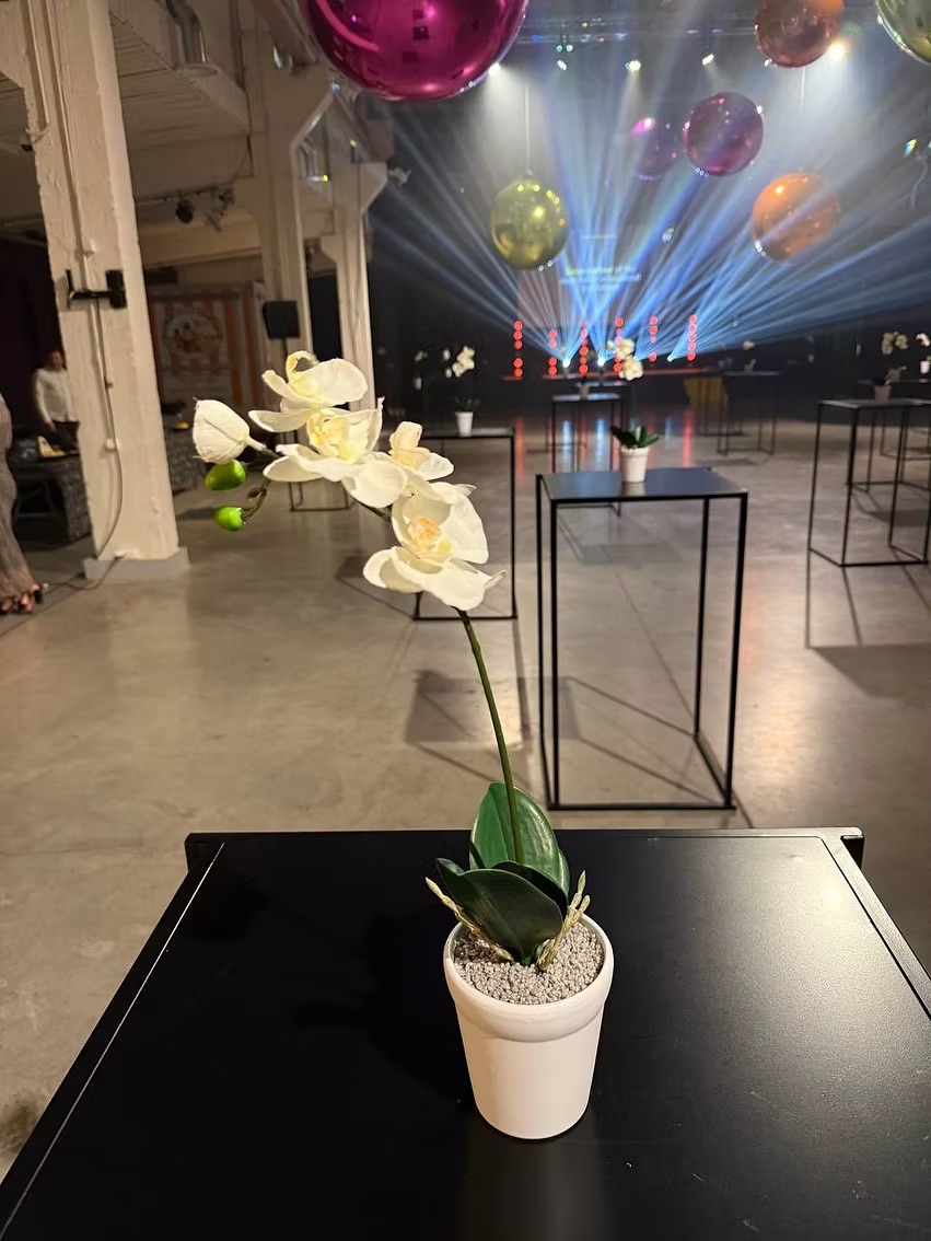 Orhidea artificial flower pots