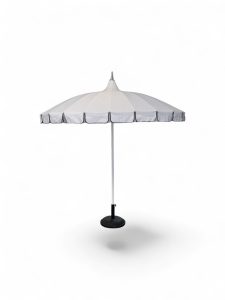 White parasol