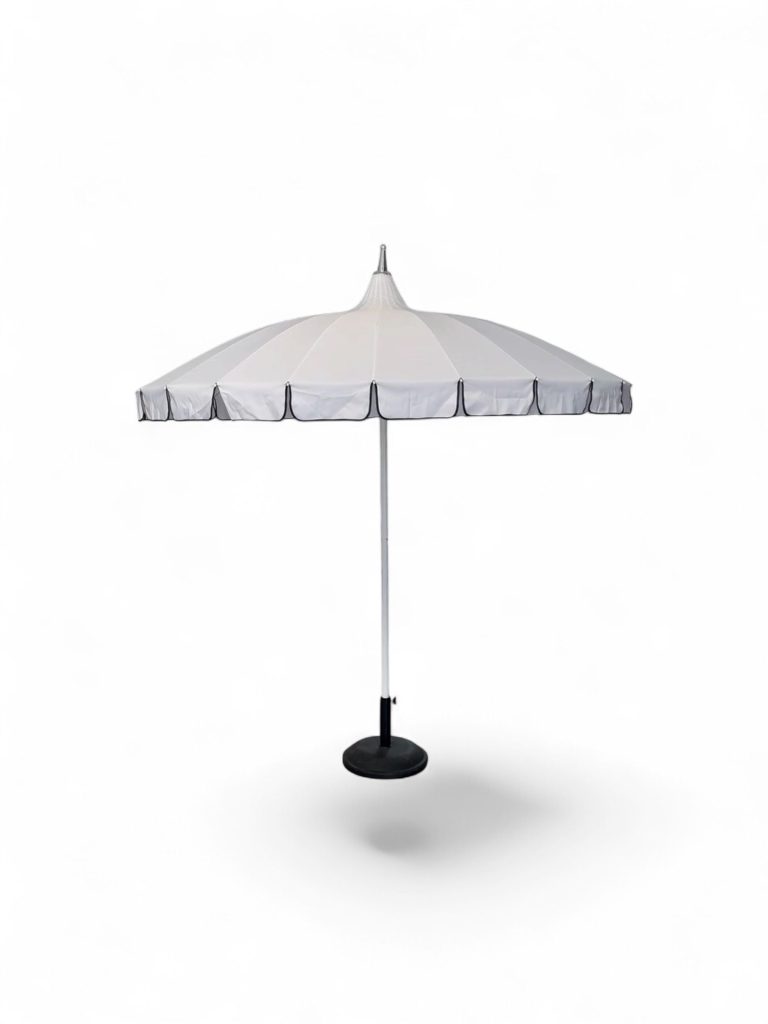 White parasol