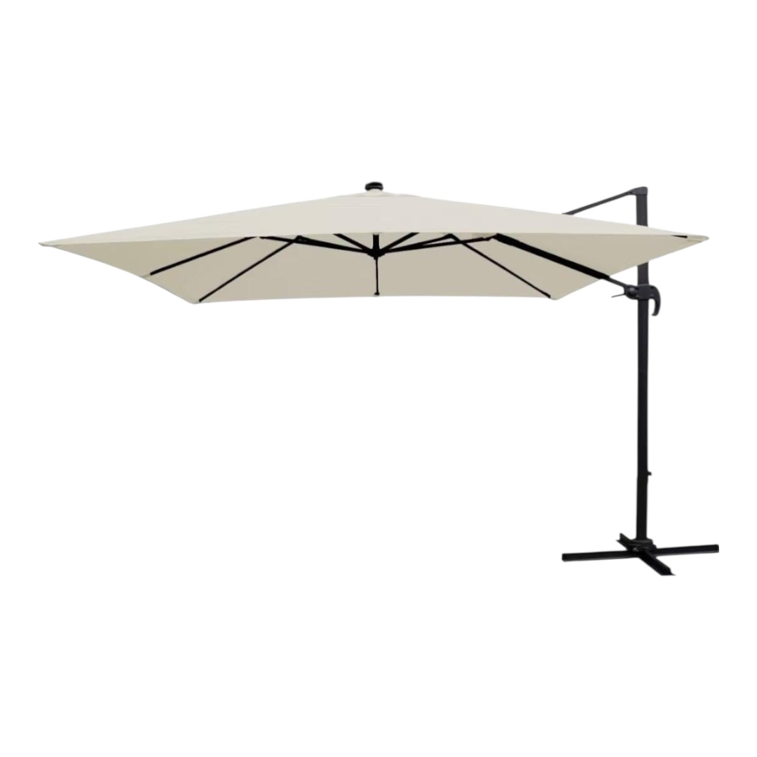 Beige parasol