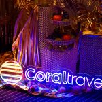 Gold dessert stand two-tiers