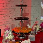 Round candy container with lid