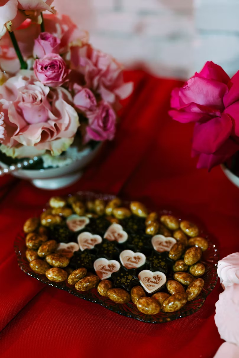 Sweets bowls 2 pcs. with tray