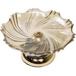 Sweet dish amber & gold